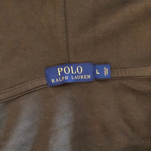 LIKE NEW! Polo Full Zip Sweater - Picture 2 of 2